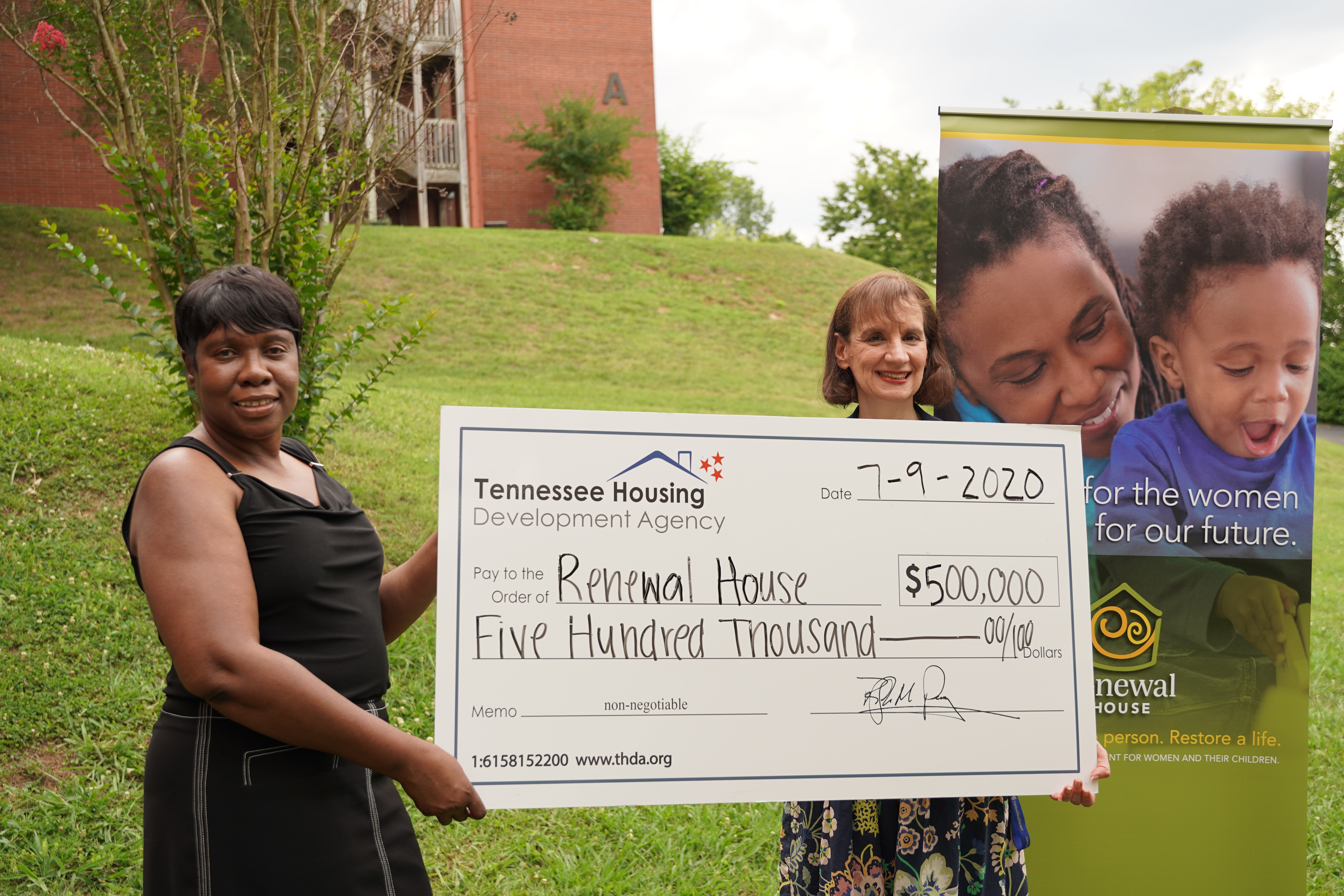 THDA awards Renewal House grant for transitional housing