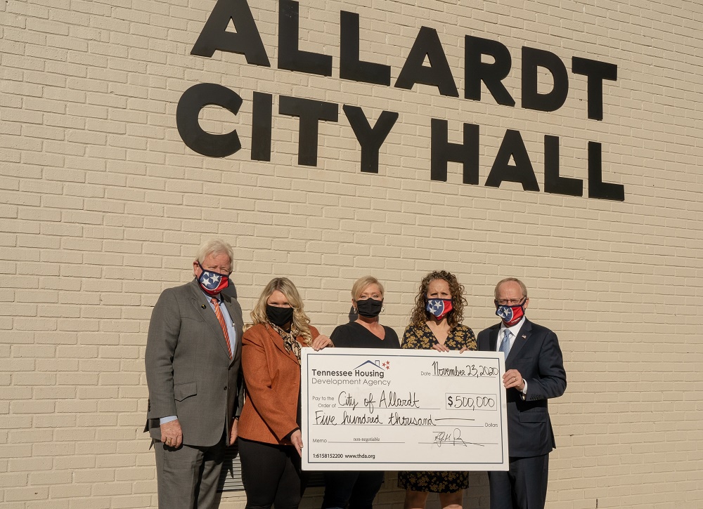 Allardt awarded $500,000 HOME grant from THDA