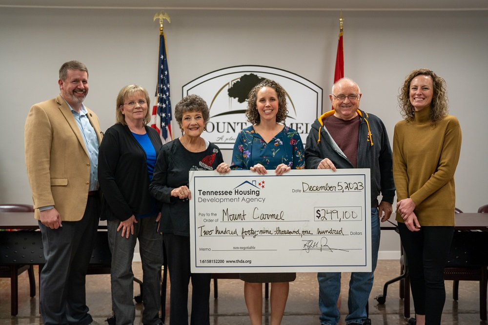 Surgoinsville, Mount Carmel awarded HOME grants from THDA