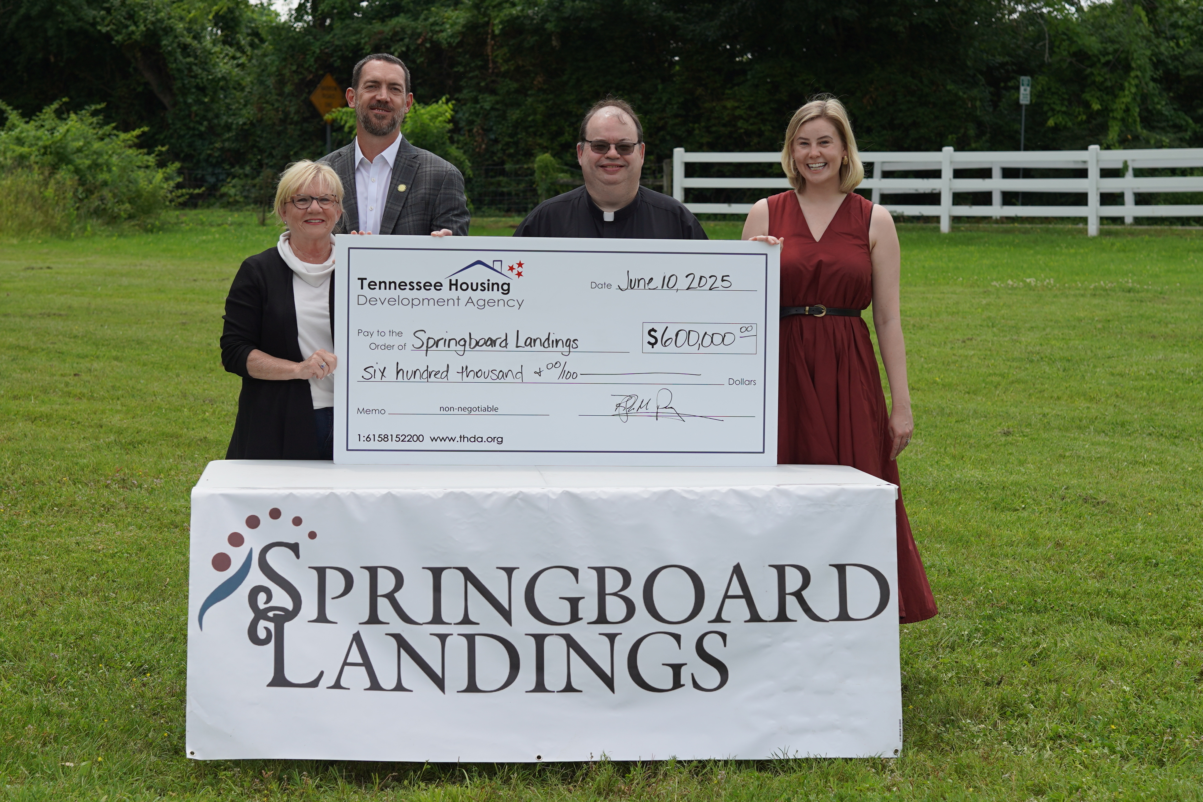 THDA Awards Springboard Landings $600,000 from Tennessee Housing Trust Fund